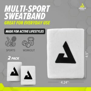 Joola Trinity Wristband (White 2 Pack)