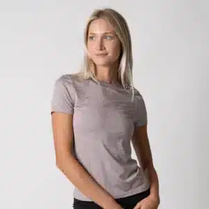 Joola Womens Club Short Sleeve (Dusty Mauve Hthr) - M